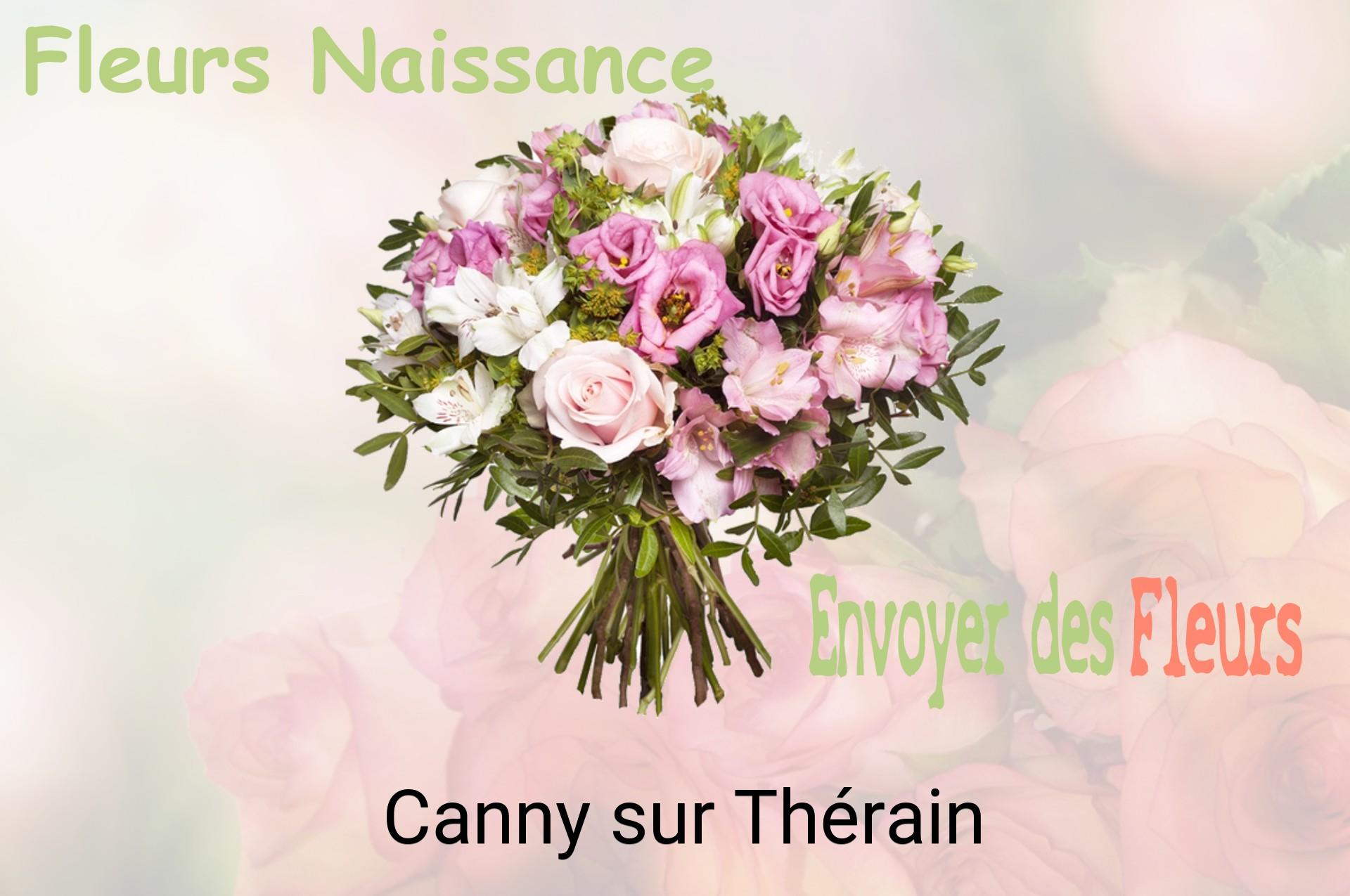 Bouquet de fleurs de naissance livré à Canny-sur-Thérain